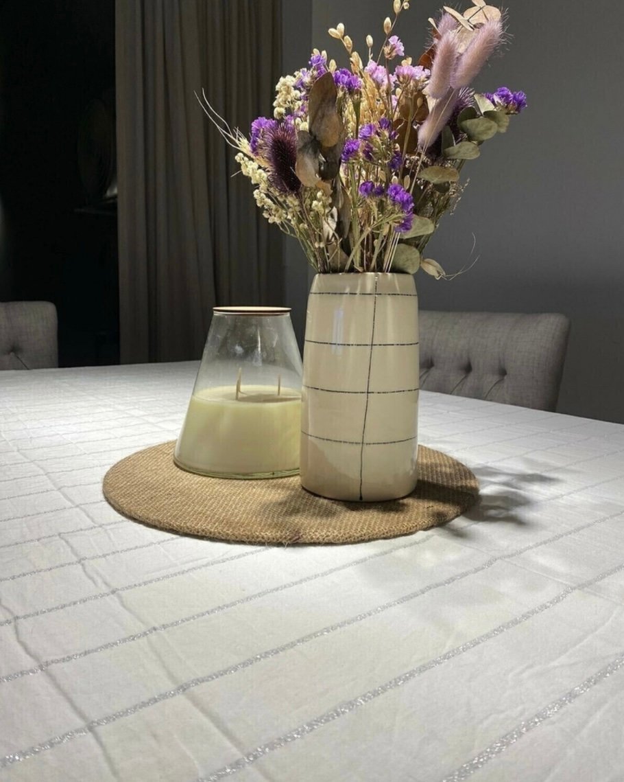 mantel Tusor Rayado - Imagen 2