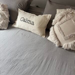 Cubre edredón rayitas